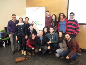 Jóvenes de Granada en el Curso de Voluntariado del 21-22 febrero 2015.