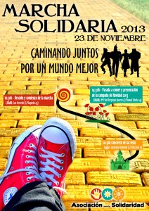 Cartel Marcha Solidaria 2013