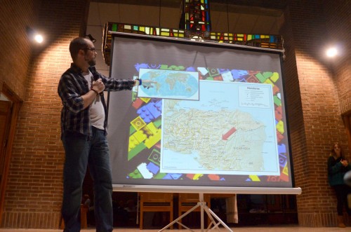 Samuel presenta el proyecto (Foto: Miguel A. Moreno)