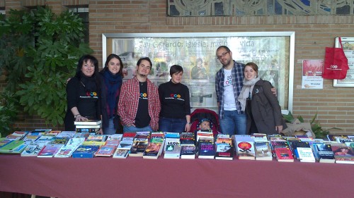 Equipo de AS Madrid - San Gerardo en la Feria del Libro (Foto: @MiguelAM29)