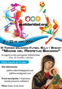 Cartel Torneo Solidario 2014