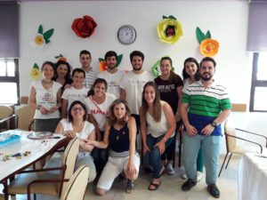 Voluntarios AS en los Talleres Intergeneracionales 2017 en Santa Fe (Granada)